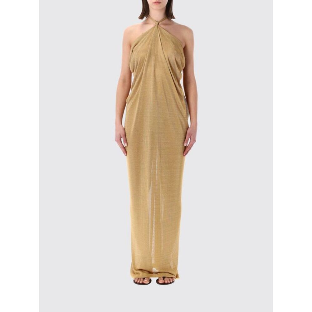 Alberta Ferretti Dress Woman Gold